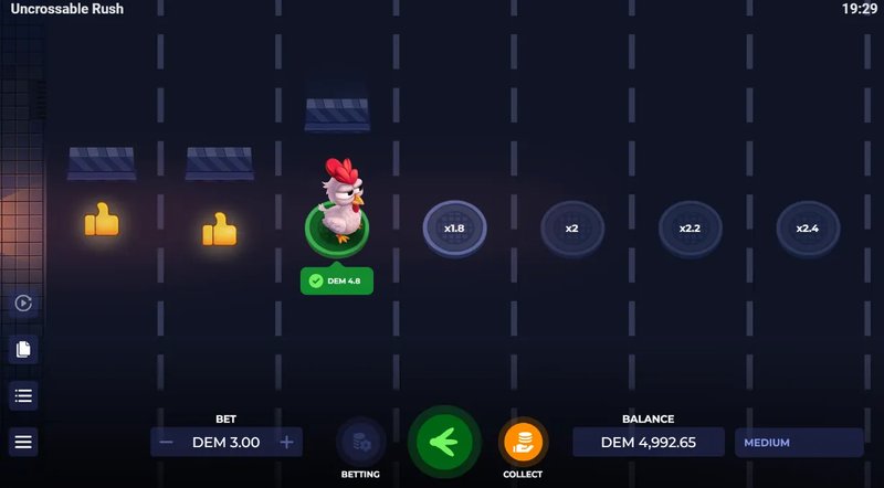 Découvrez L'Incroyable Excitation D'Uncrossable Rush, Un Jeu de Casino En Or